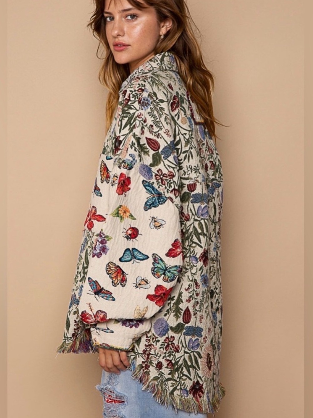 POL Butterfly Effect Jacquard Jacket - Picture 3 of 9